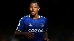 Salomón Rondón con la camiseta de Everton.