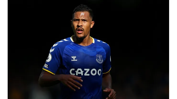 Salomón Rondón con la camiseta de Everton.