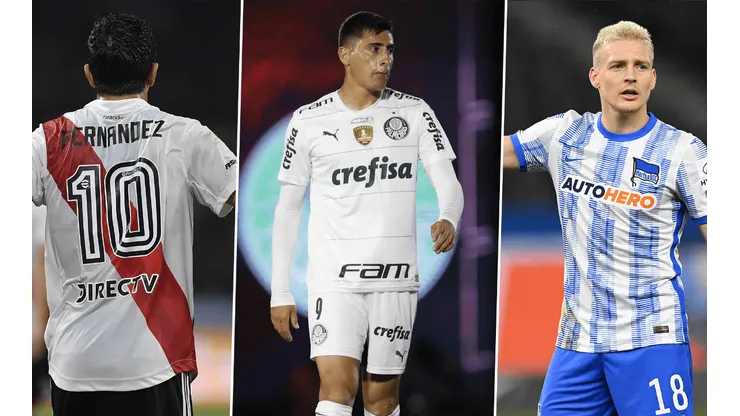 Nacho Fernández, Merentiel y Ascacíbar llegaron al fútbol argentino.