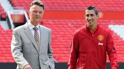 Van Gaal y Di María en Manchester United.