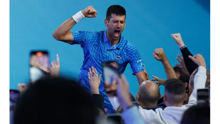 Imperdible: Djokovic festejó un nuevo Grand Slam al ritmo de "Muchachos", el hit de la Selección