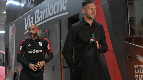 Tras el triunfo, Demichelis y un palito para el periodismo en conferencia: "A veces los escucho..."