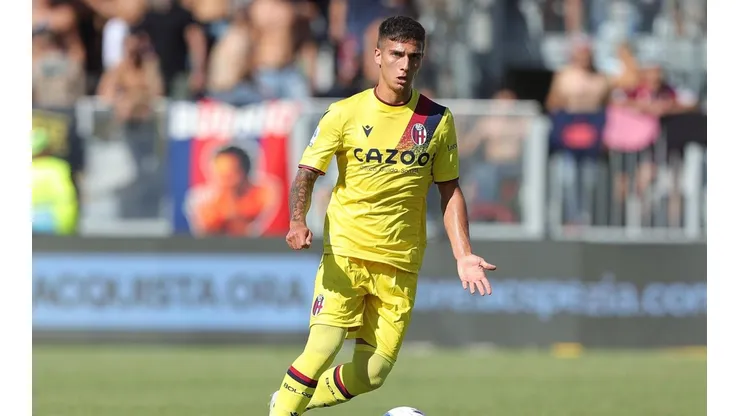 Nicolás Domínguez en acción.