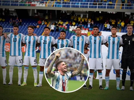 El mensaje de De Paul para uno de los cracks de la Sub-20: "El camino es muy largo..."