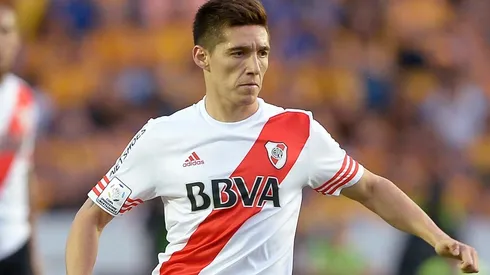 Matías Kranevitter enseñó su tobillo.
