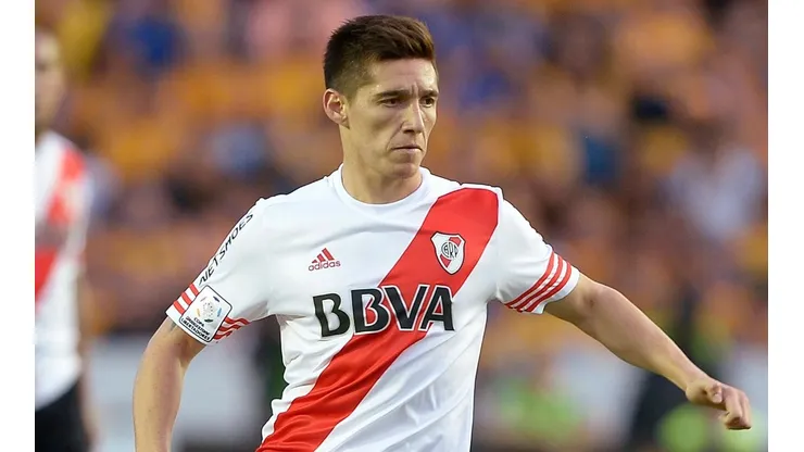 Matías Kranevitter enseñó su tobillo.
