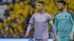 Agustín Rossi junto a Cristiano Ronaldo.