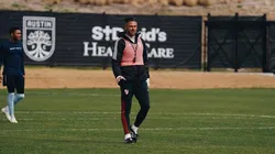 Martín Demichelis sigue trabajando.