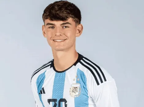 Apareció una foto de Nico Paz, figura de la Sub 20, con la camiseta de un grande de Argentina