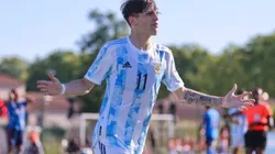 Alejandro Garnacho no estará presente en el partido de Argentina vs Perú por el Sudamericano Sub 20