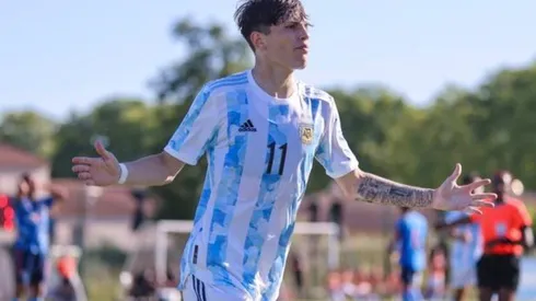 Alejandro Garnacho no estará presente en el partido de Argentina vs Perú por el Sudamericano Sub 20