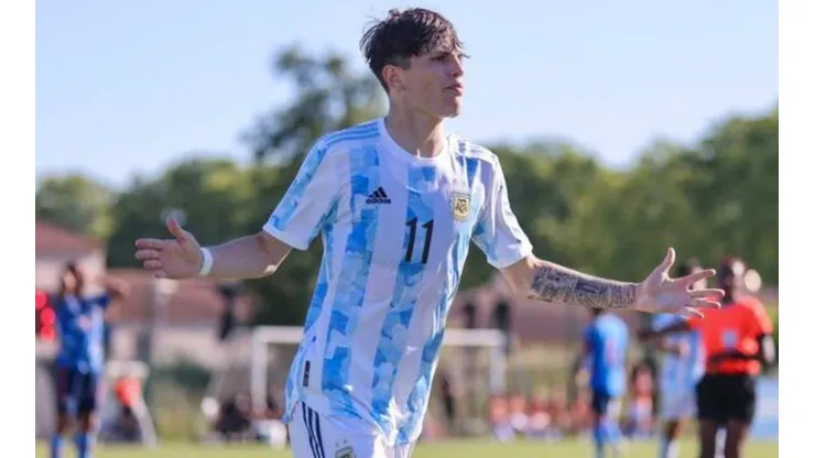 Alejandro Garnacho no estará presente en el partido de Argentina vs Perú por el Sudamericano Sub 20