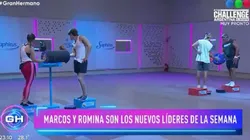 Esta semana Marcos y Romina son los dos líderes en Gran Hermano.