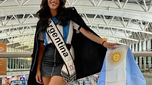 Sasha Gigliani, jugadora de Estudiantes, viajó a Dubai para competir en un concurso de belleza