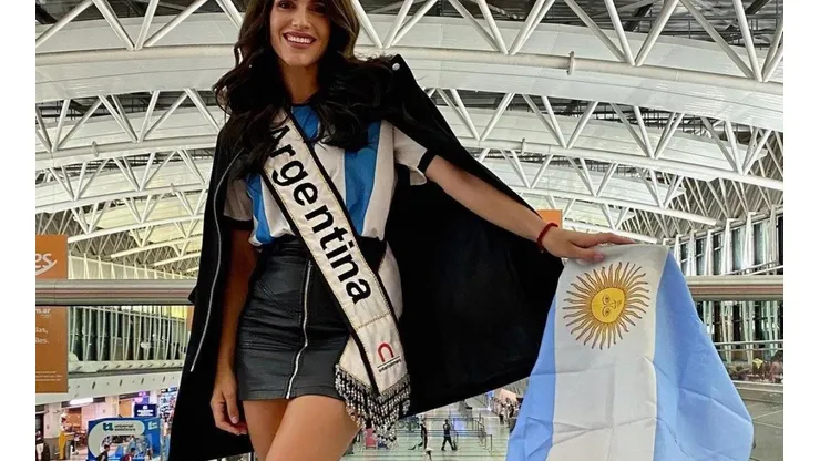 Sasha Gigliani, jugadora de Estudiantes, viajó a Dubai para competir en un concurso de belleza