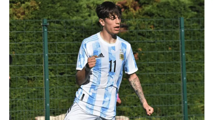 Garnacho no será parte del encuentro entre la Argentina y Brasil por el Sudamericano Sub 20