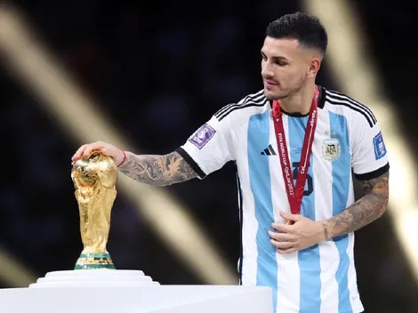 Paredes se tatuó la Copa del Nundo y lo hinchas enloquecieron: "Por escándalo el mejor"