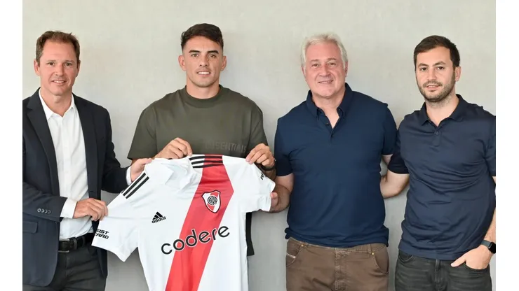 Un nuevo Enzo en River: Díaz, presentado oficialmente como refuerzo