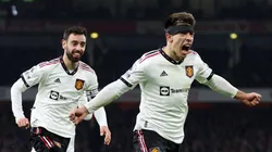 El eufórico tuit del Manchester United tras el gol de Lisandro Martínez
