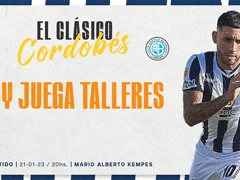 ¿Cómo está el historial entre Talleres y Belgrano en el Clásico Cordobés?