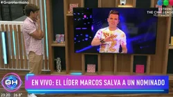 Marcos, el encargado de salvar a un nominado.