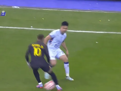 VIDEO | Pity Martínez, atrevido: le tiró un caño a Neymar