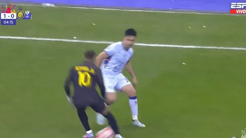 VIDEO | Pity Martínez, atrevido: le tiró un caño a Neymar