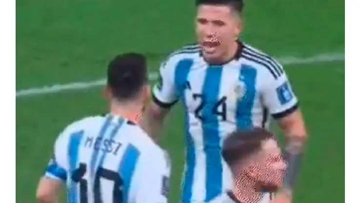 Revelan qué le dijo Enzo a Messi después de que este anotase el 3 a 2 ante Francia