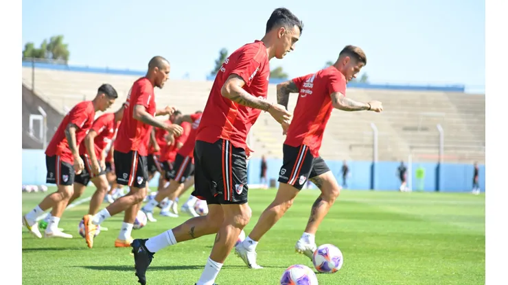 Varios titulares: los 6 jugadores de River que todavía trabajan con los kinesiólogos