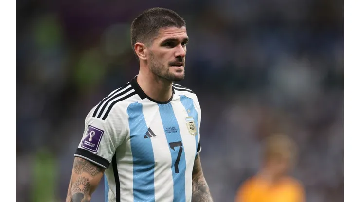 ¿Qué pasa con Rodrigo De Paul? El dato que alarma a Scaloni y que podría cambiar su futuro