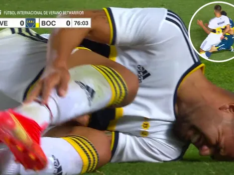 VIDEO | Aunque usted no lo crea: Riquelme y un patadón a Weigandt en pleno Boca - Everton