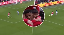 VIDEO | Hizo lo que quiso: jugadón y asistencia de Garnacho para darle el clásico al United