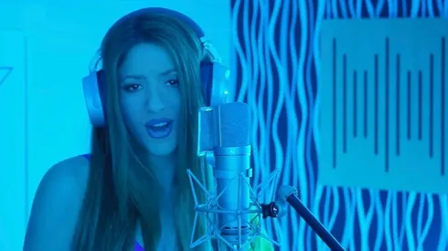 Shakira durante la Session #53 con Bizarrap.