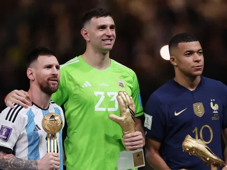 Así fue el encuentro entre Mbappé y Messi después de la final de Qatar 2022