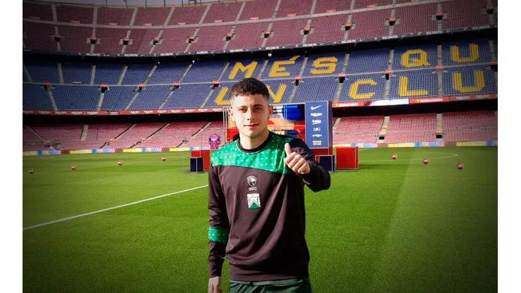El pibe que juega en el Ascenso argentino y es pretendido por el Barcelona.