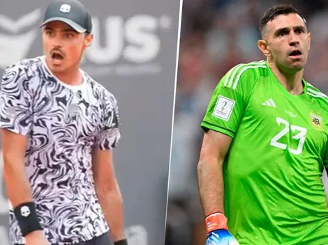 VIDEO | Un tenista argentino ganó su partido y se puso a bailar como el Dibu