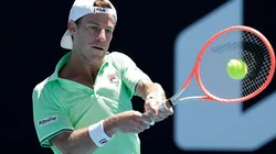 Diego Schwartzman durante su participación en el Australian Open 2023.