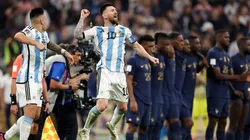 Messi y su festejo de campeón.