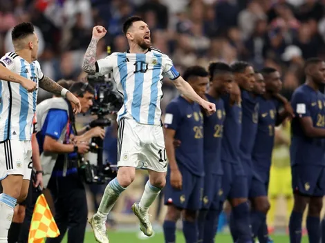 VIDEO | La reacción que no se vio de Mbappé con Messi tras el penal de Montiel ante Francia