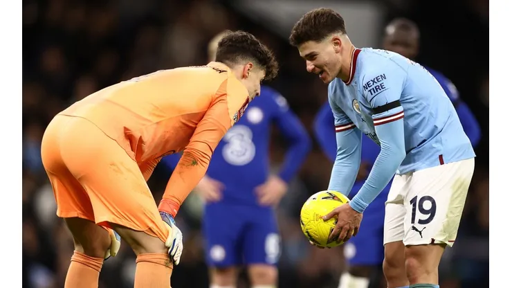 Julián Álvarez, sin filtro sobre la provocación de Kepa antes de patear su penal