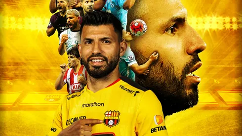 Kun Agüero jugará un amistoso con Barcelona SC