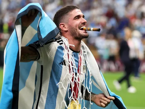 Promesa cumplida: el tatuaje de De Paul tras ser campeón del mundo