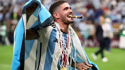 Promesa cumplida: el tatuaje de De Paul tras ser campeón del mundo