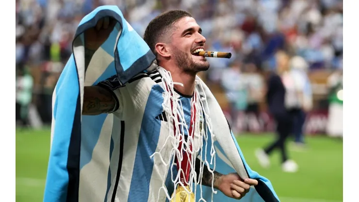 Promesa cumplida: el tatuaje de De Paul tras ser campeón del mundo