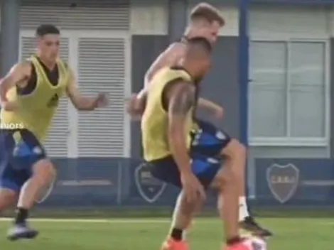 VIDEO | La gambeta en la práctica de Boca que enloqueció a los hinchas