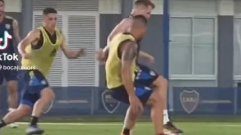 VIDEO | La gambeta en la práctica de Boca que enloqueció a los hinchas