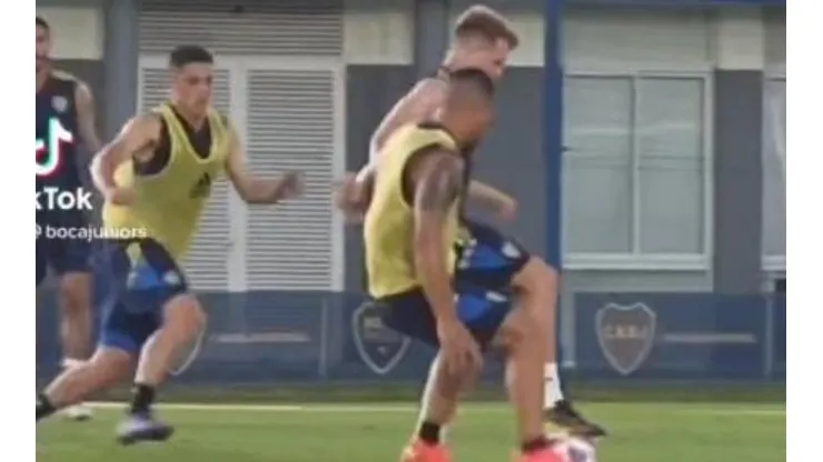 VIDEO | La gambeta en la práctica de Boca que enloqueció a los hinchas