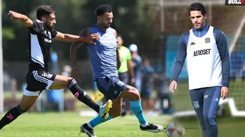 Momento insólito en Racing: cobraron un penal dudoso y Gago le pidió a Cardona que lo errara