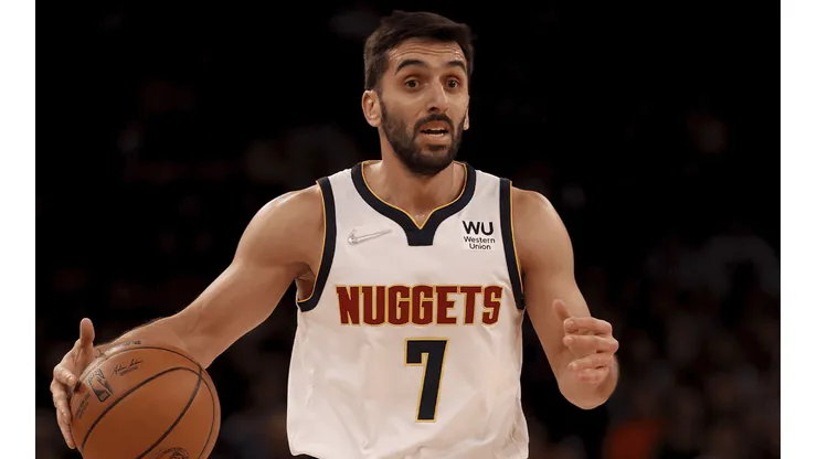 Facundo Campazzo cuando todavía jugaba en Denver Nuggets.