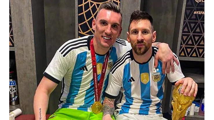 Armani reveló cómo fue la arenga de Messi antes de la final: "Te llega al corazón"